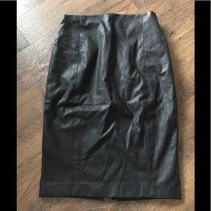 Express (Minus the) Leather Pencil Skirt NWT